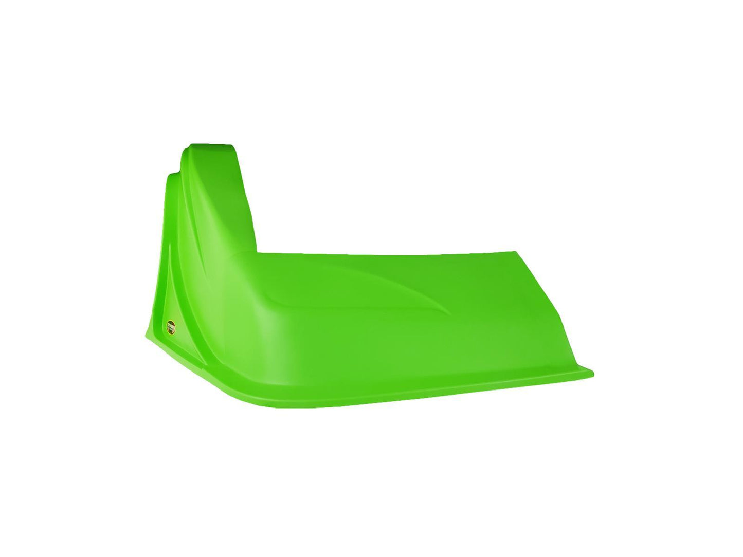 Nose - Outlaw - Passenger Side - Fender Included - Plastic - Xtreme Green - Universal - Asphalt Late Model - Kit