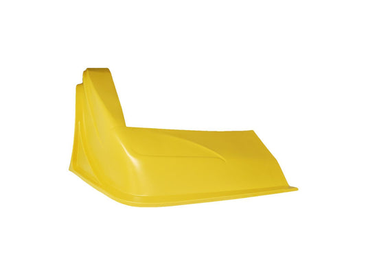 Nose - Outlaw - Passenger Side - Fender Included - Plastic - Yellow - Universal - Asphalt Late Model - Kit