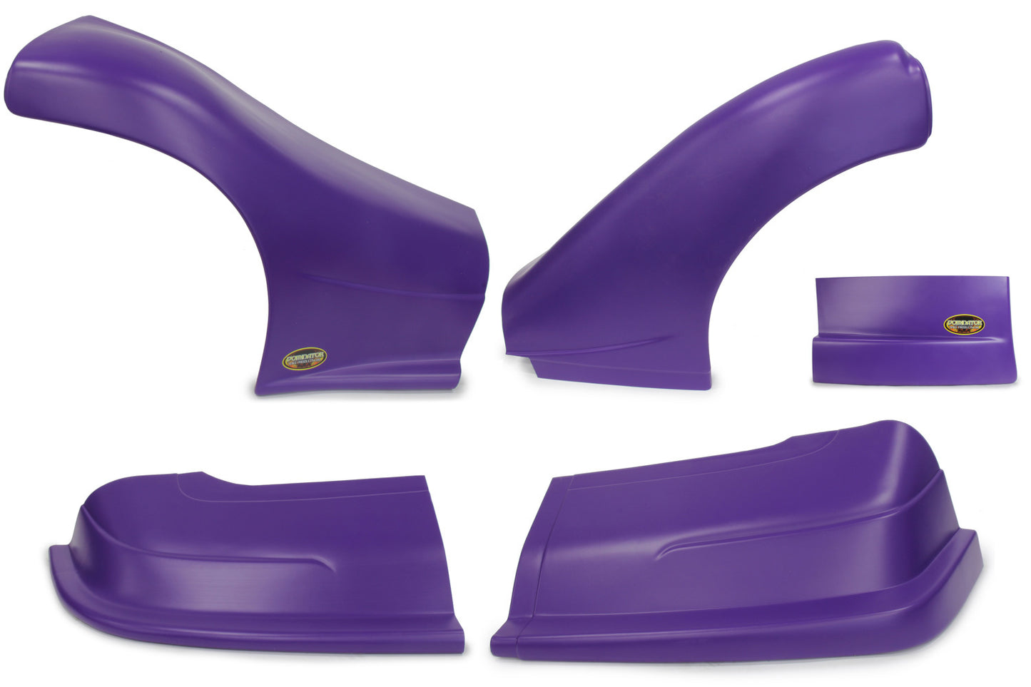 Nose - Dominator - Complete - Fenders Included - Plastic - Purple - Dirt Late Model - Kit