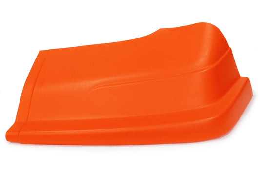 Nose - Dominator - Driver Side - Plastic - Fluorescent Orange - Dirt Late Model - Each