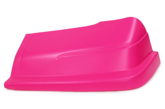 Nose - Dominator - Driver Side - Plastic - Pink - Dirt Late Model - Each