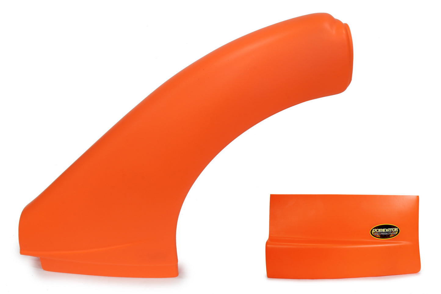 Fender - Dominator - Complete - Driver Side - Plastic - Fluorescent Orange - Dirt Late Model - Kit