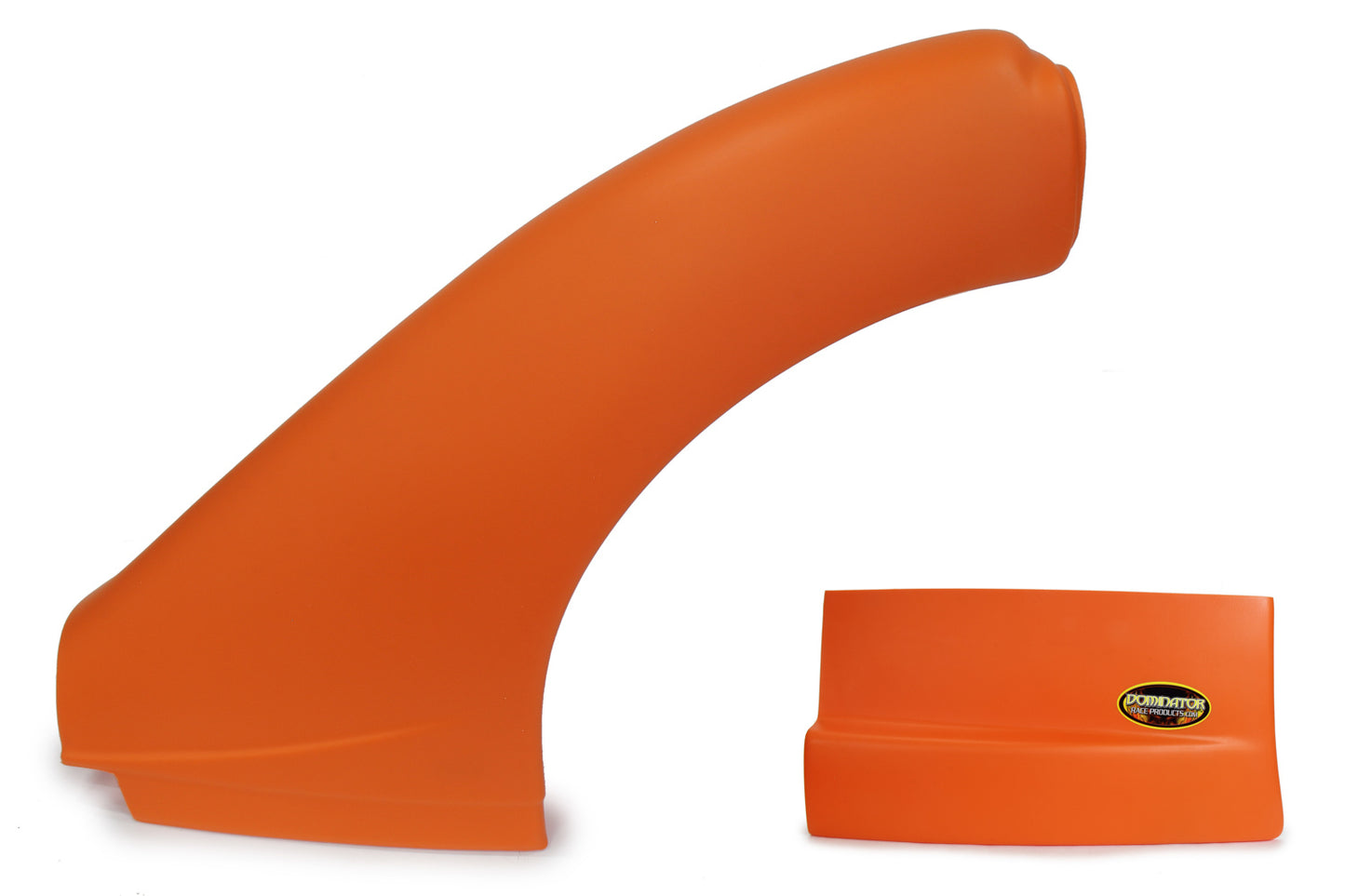 Fender - Dominator - Complete - Driver Side - Plastic - Orange - Dirt Late Model - Kit