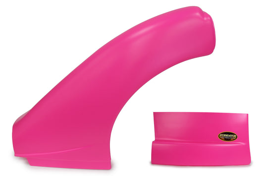 Fender - Dominator - Complete - Driver Side - Plastic - Pink - Dirt Late Model - Kit