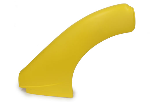 Fender - Dominator - Driver Side - Top - Plastic - Yellow - Dirt Late Model - Each