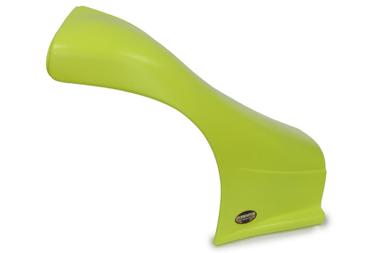 Fender - Dominator - Passenger Side - Plastic - Fluorescent Yellow - Dirt Late Model - Each