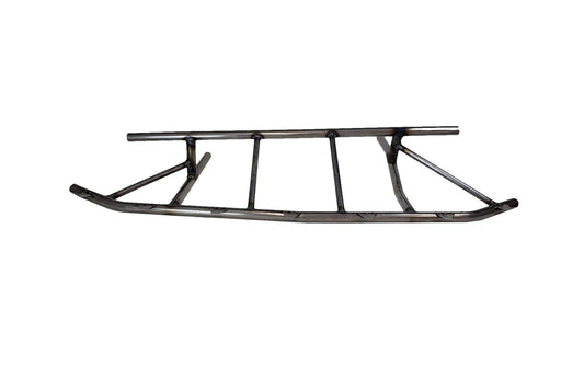 Bumper - Front - 1.5 in OD Tube - 0.083 in Wall - Stacked - Steel - Natural - Dirt Late Model - Each