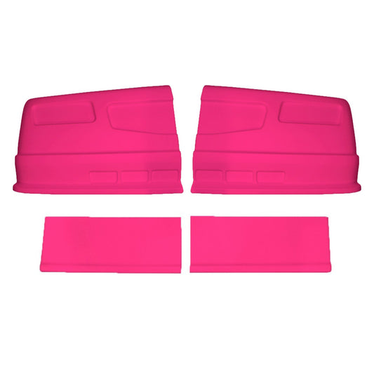 Nose - Dominator SS - Complete - Fender Extensions Included - Plastic - Pink - Universal - Street Stock - Kit