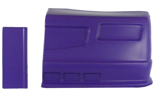 Nose - Dominator SS - Driver Side - Fender Extension Included - Plastic - Purple - Universal - Street Stock - Kit
