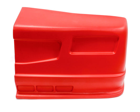 Nose - Dominator SS - Driver Side - Plastic - Red - Universal - Street Stock - Each