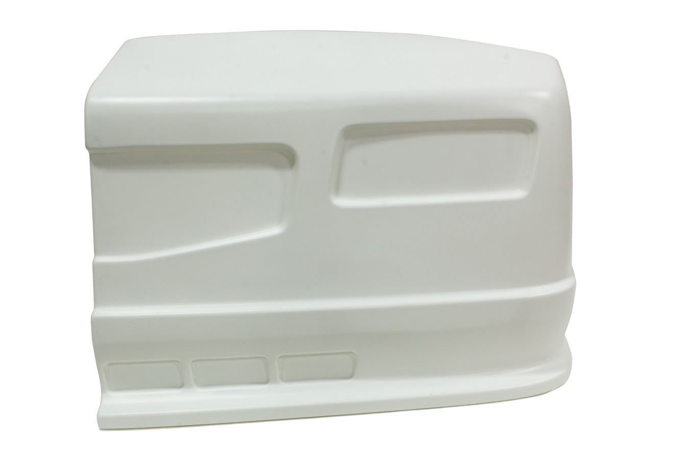 Nose - Dominator SS - Driver Side - Plastic - White - Universal - Street Stock - Each