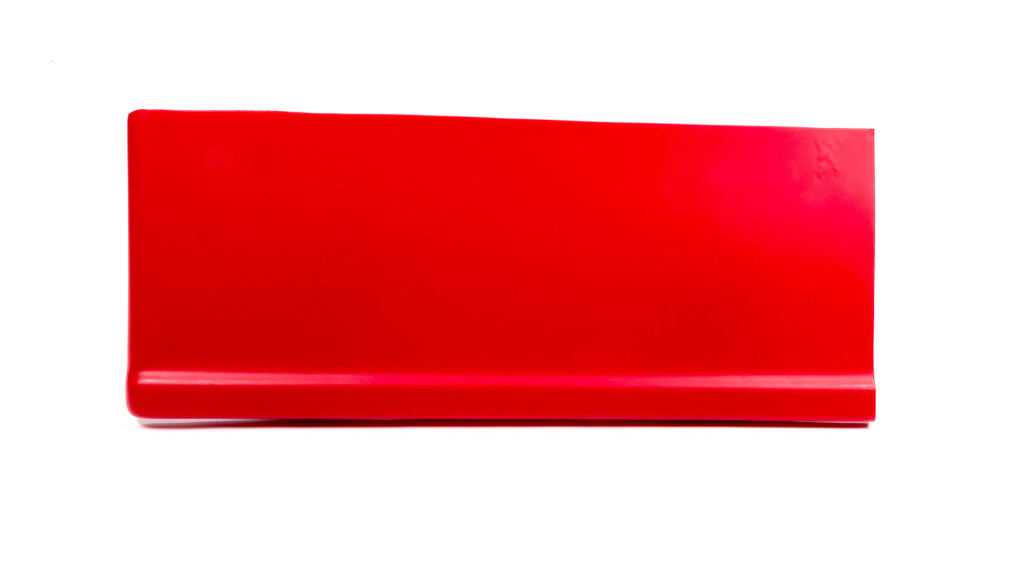 Fender Extension - Passenger Side - Lower - Street Stock - Plastic - Red - Universal - Each