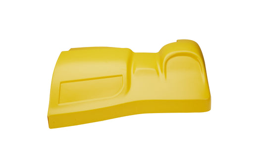 Nose - SS Killer Z - Driver Side - Upper - Plastic - Fluorescent Yellow - Street Stock - Each
