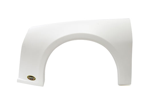 Fender - Driver Side - Plastic - White - Street Stock - Each