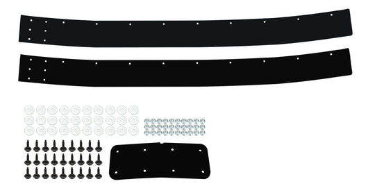 Air Valance - 2-Piece - Plastic - Black - Street Stock - Kit