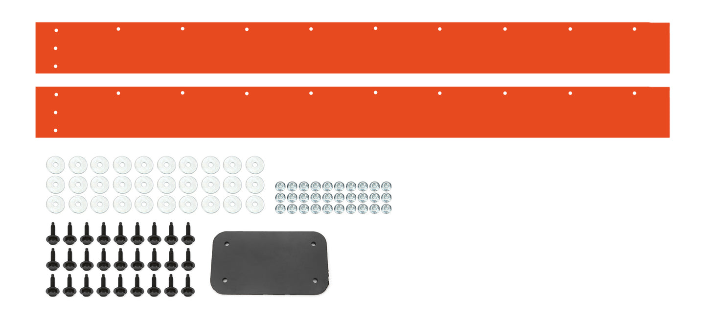 Air Valance - Killer Z - 2-Piece - Plastic - Orange - GM F-Body 1981 - Kit
