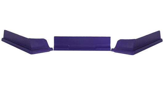 Air Valance - 3 Piece - Plastic - Purple - Dirt Modified - Kit