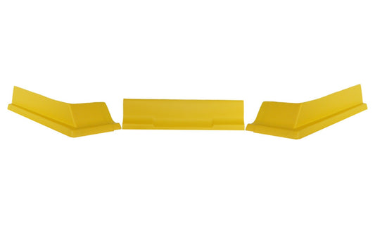 Air Valance - 3 Piece - Plastic - Yellow - Dirt Modified - Kit