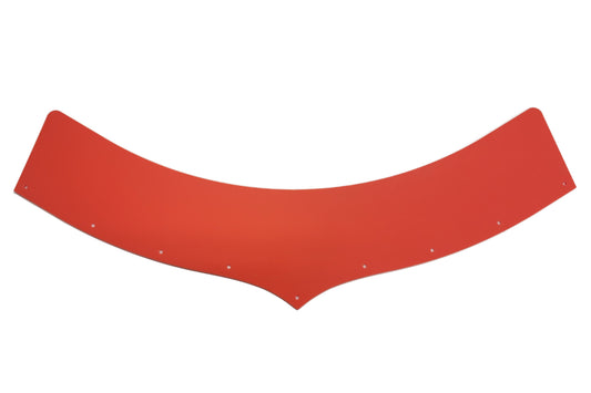 Hood Scoop Extension - 5.5 in Tall - Plastic - Fluorescent Orange - Predator Hood Scoops - Each
