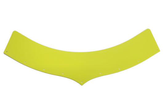 Hood Scoop Extension - 5.5 in Tall - Plastic - Fluorescent Yellow - Predator Hood Scoops - Each