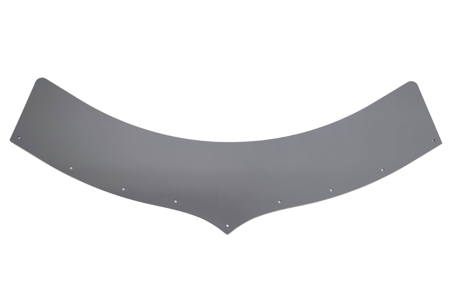 Hood Scoop Extension - 5.5 in Tall - Plastic - Gray - Predator Hood Scoops - Each