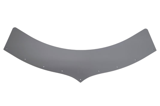 Hood Scoop Extension - 5.5 in Tall - Plastic - Gray - Predator Hood Scoops - Each