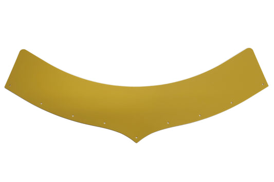 Hood Scoop Extension - 5.5 in Tall - Plastic - Yellow - Predator Hood Scoops - Each