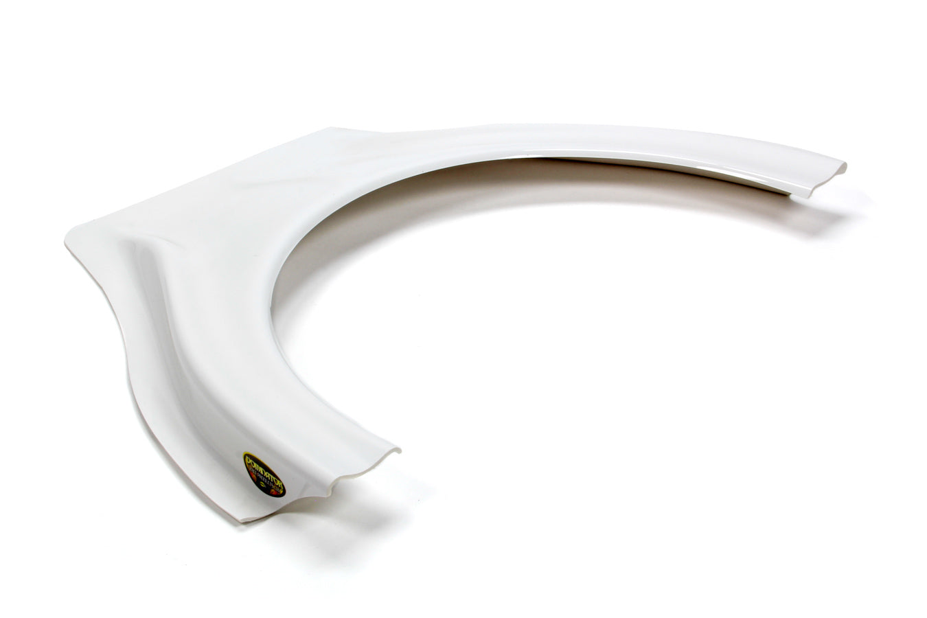 Hood Scoop - Stalker - Dirt - 1.5 in Height - Curved Front - Plastic - White - Each
