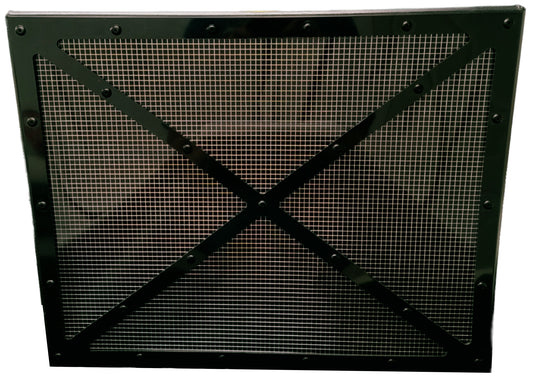 Radiator Screen - Shaker - 24 x 19 in - Plastic - Black - Natural - Dirt Late Model - Each