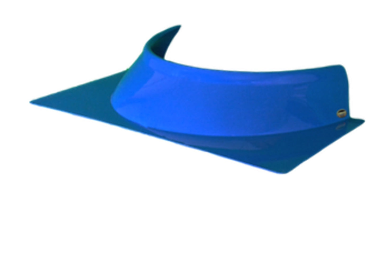 Cockpit Deflector - 4.5 in Height - 19.75 in Long x 28.25 in Wide - Plastic - Blue - Dirt Late Model - Each