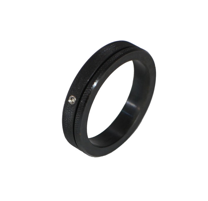 Wheel Bearing Spacer - Coleman Wide 5 Hubs - Steel - Black Paint - Each