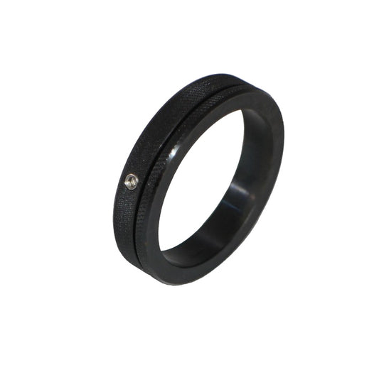 Wheel Bearing Spacer - Coleman Wide 5 Hubs - Steel - Black Paint - Each