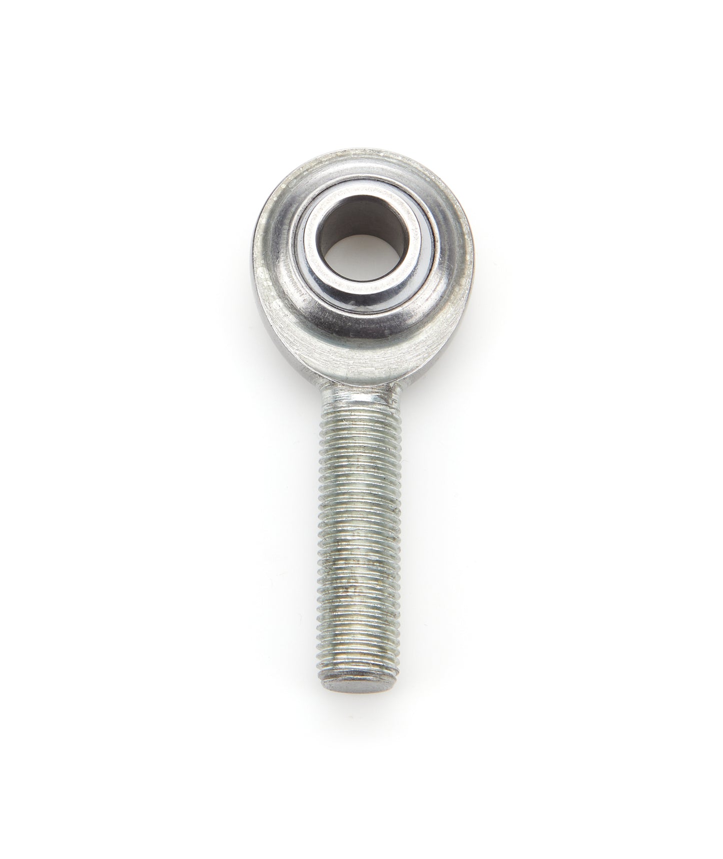 Rod End - Low Friction - Spherical - 0.375 in Bore - 3/8-24 in Left Hand Male Thread - Steel - Zinc Plated - Each