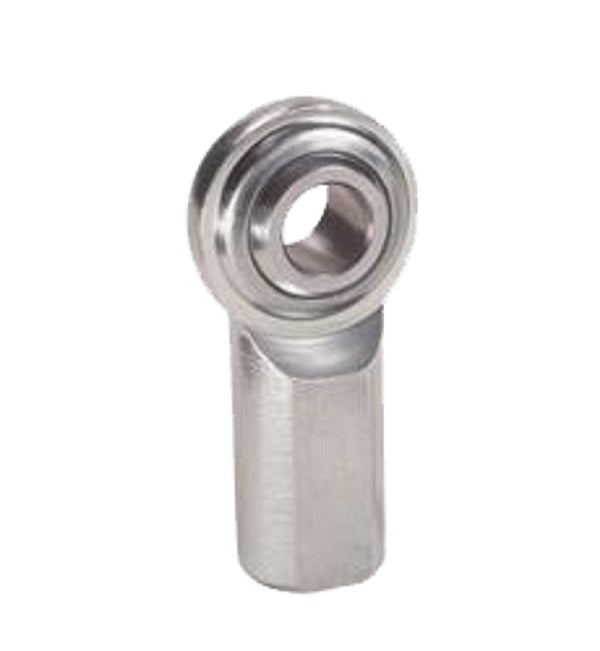 Rod End - Low Friction - Spherical - 0.5 in Bore - 1/2-20 in Right Hand Female Thread - Steel - Zinc Plated - Each
