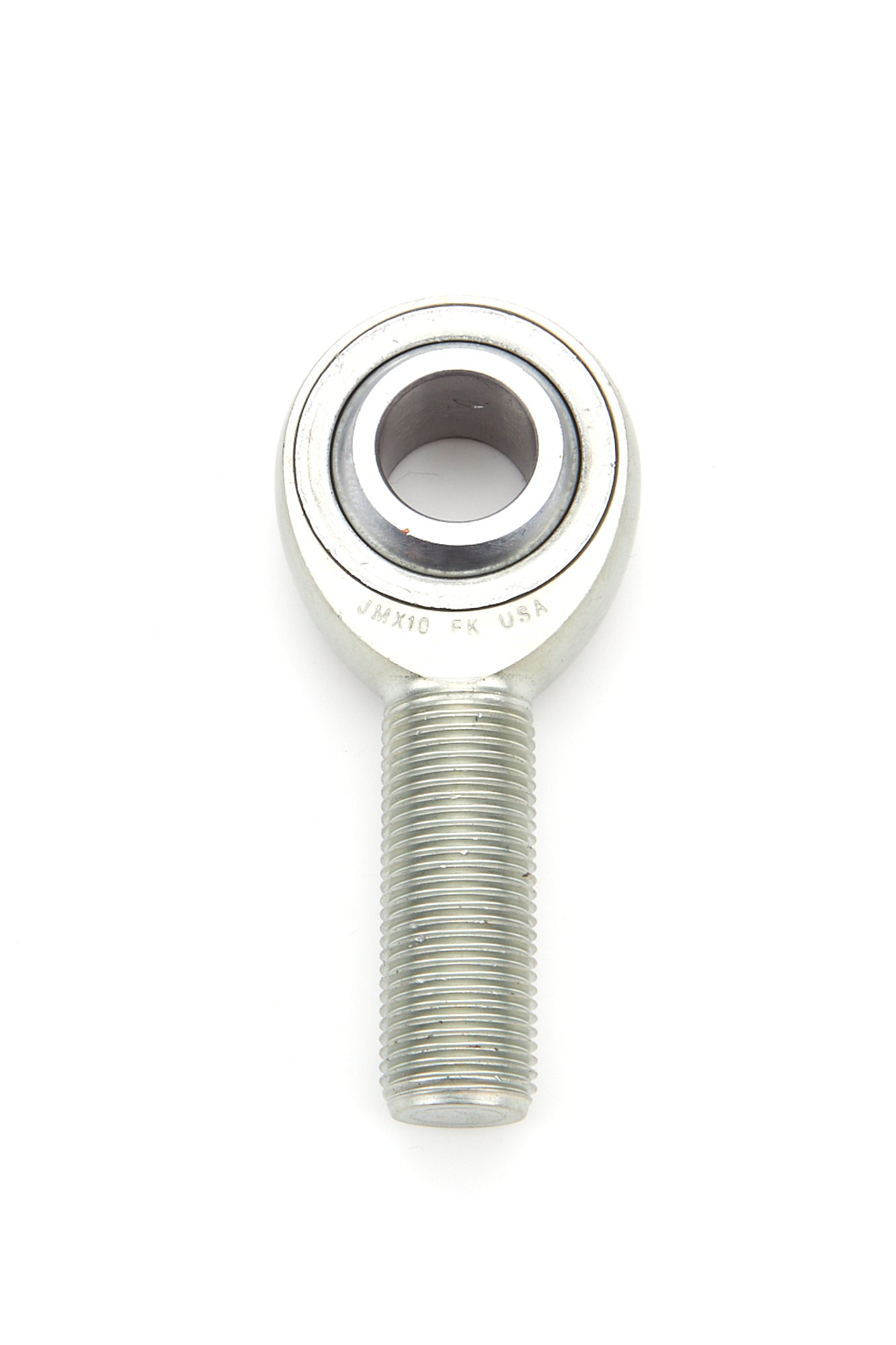 Rod End - Low Friction - Spherical - 0.625 in Bore - 5/8-18 in Right Hand Male Thread - PTFE Lined - Steel - Zinc Plated - Each
