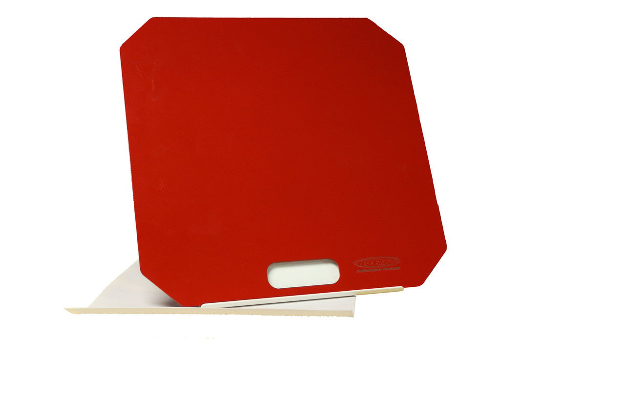 Turn Plates - Aluminum - Red Powder Coat - Set of 4