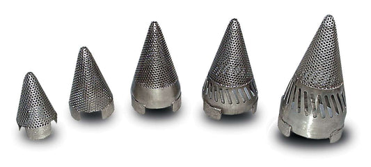 Engine & Accessories Insert - Vortex Cone - 3 in Diameter - 4-3/4 in Long - Stainless - Each