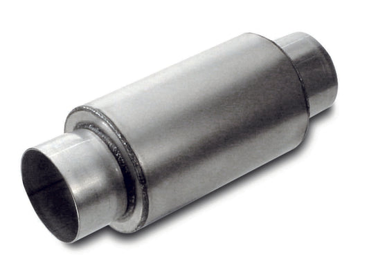 Muffler - Split Flow - 3-1/2 in Center Inlet - 3-1/2 in Center Outlet - 5 in Diameter - 6 in Long - Steel - Aluminized - Each