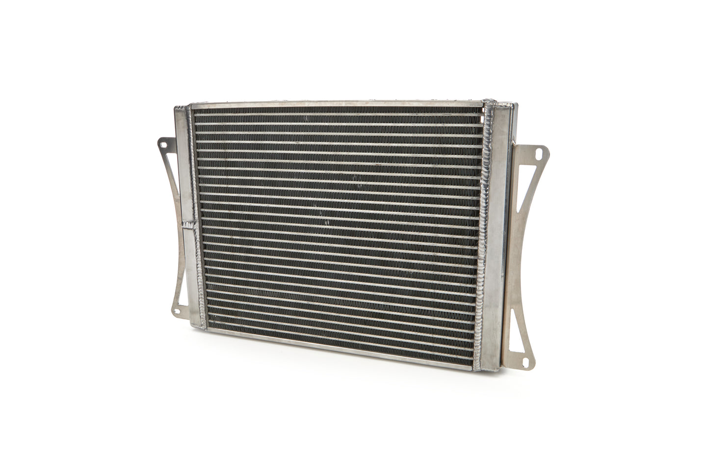 Fluid Cooler and Fan - Oil Cooler - 17.5 x 12 x 1.25 in - 12 AN Male Inlet / Outlet - Aluminum - Natural - Super Late Model - Each