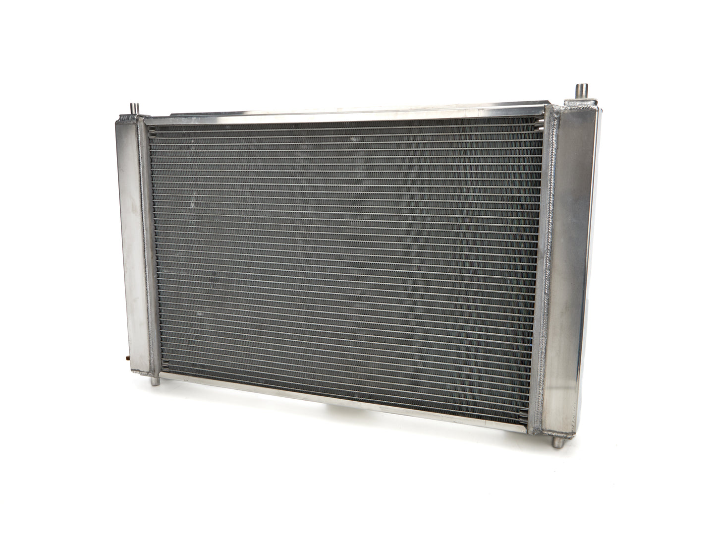 Radiator - Exact Fit - 29.25 in W x 16 in H x 2.4 in D - Single Pass - Passenger Side Inlet - Driver Side Outlet - Aluminum - Natural - Ford Mustang 1997-04 - Each