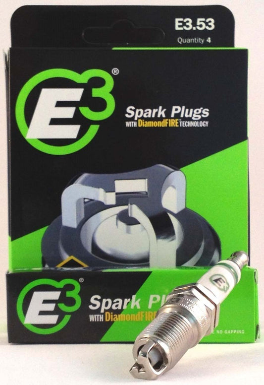 Spark Plug - Diamond Fire - 14 mm Thread - 0.708 in Reach - Tapered Seat - Resistor - Each