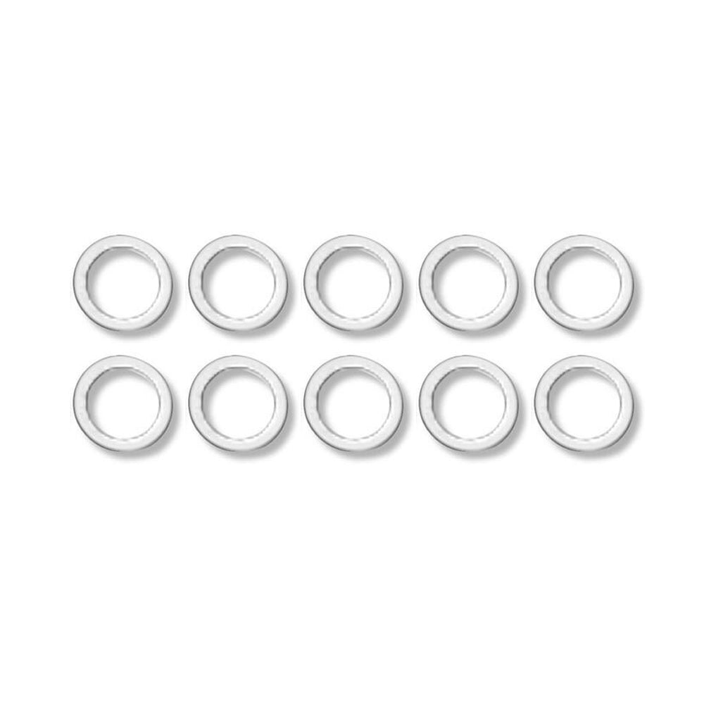 Crush Washer - 6 AN - 9/16 in ID - Aluminum - Set of 10