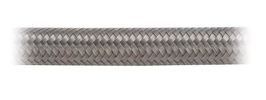 Hose - Auto-Flex - 8 AN - 20 ft - Braided Stainless / Rubber - Natural - Each