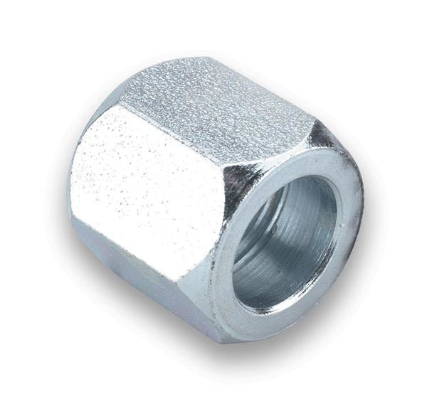 Fitting - Tube Nut - 3 AN - 3/16 in Tube - Steel - Nickel Plated - Pair