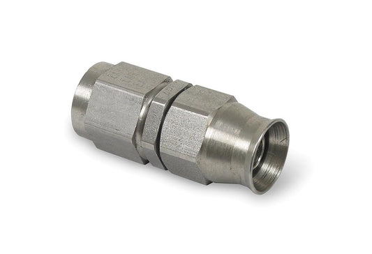 Fitting - Hose End - Speed Seal - Straight - 3 AN Hose to 3 AN Female - Stainless - Natural - Each