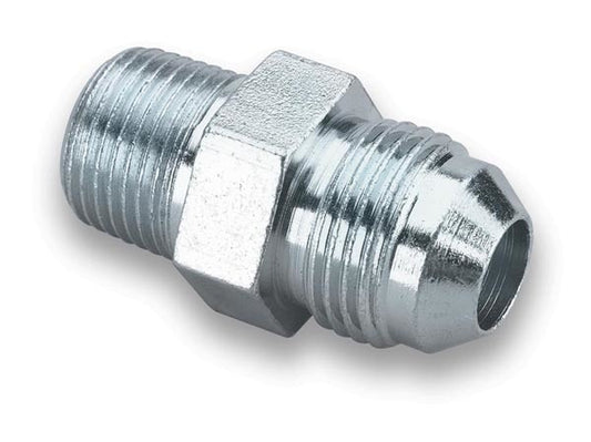 Fitting - Adapter - Straight - 4 AN Male to 1/4 in NPT Male - Steel - Natural - Each