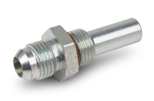 Fitting - Adapter - Straight - 6 AN Male to 9/16-18 in Inverted Flare Male O-Ring - Steel - Zinc Oxide - Each