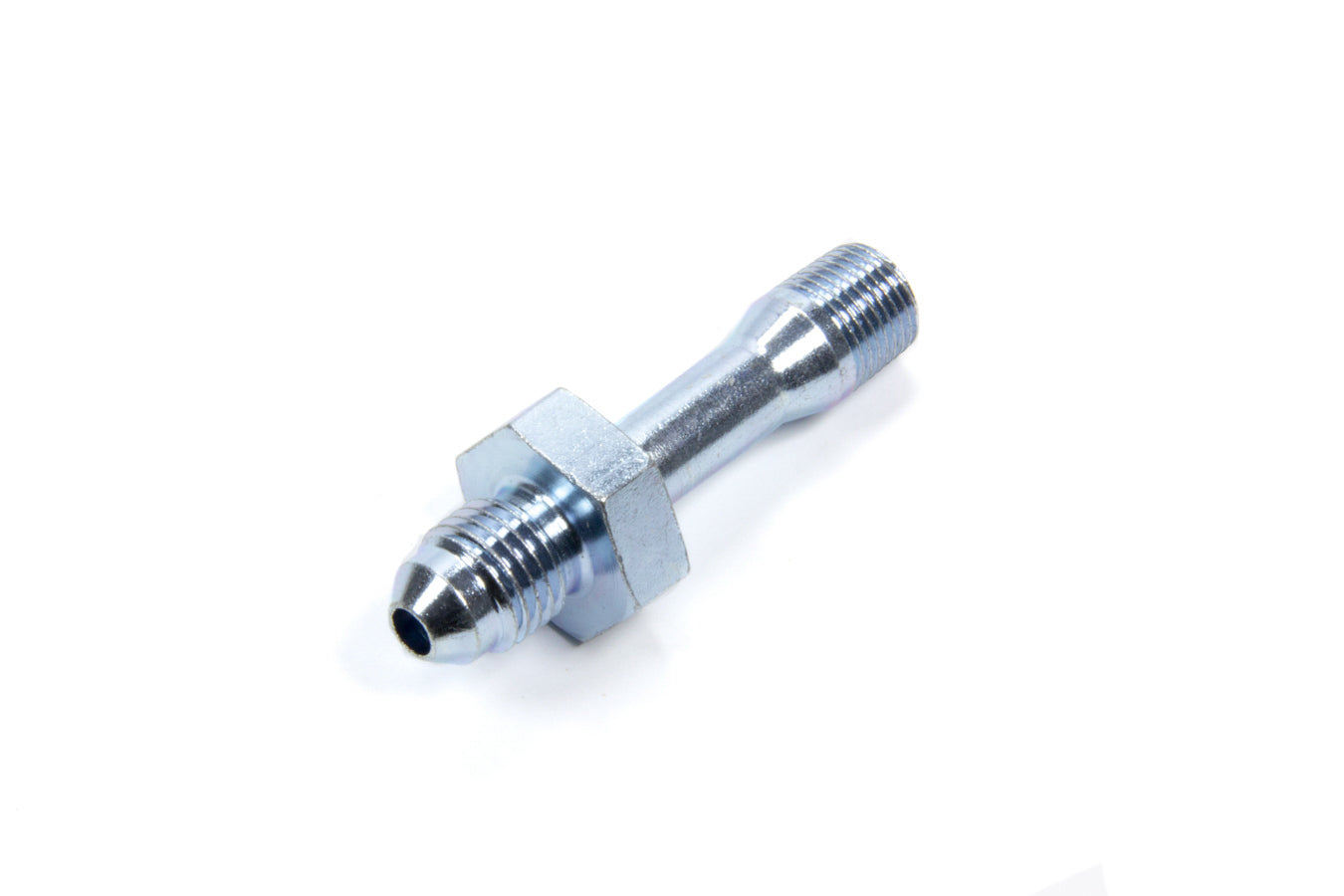 Fitting - Adapter - Straight - 4 AN Male to 1/8 in NPT Male - 1 in Extension - Steel - Natural - Each