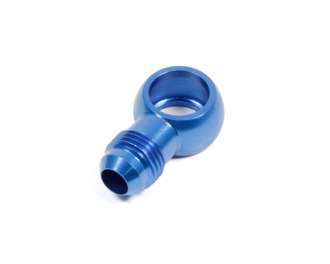 Fitting - Adapter Banjo - Straight - 6 AN Male to 9/16-24 in Banjo - Aluminum - Blue Anodized - Each