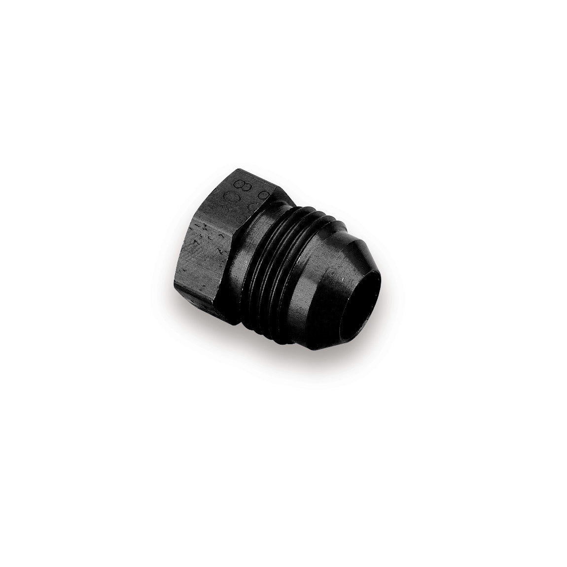 Fitting - Plug - 12 AN - Hex Head - Aluminum - Black Anodized - Each